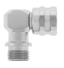 Load image into Gallery viewer, 90 Degree LP 2nd Stage Swivel: 9/16-Inch M = 9/16-Inch F