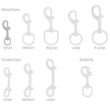 Load image into Gallery viewer, Small Sliding Bolt Snap - S/S Swivel-Eye {3.0 in | 7.6 cm}