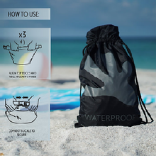 Load image into Gallery viewer, Geckobrands Waterproof Drawstring Backpack