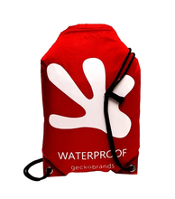 Load image into Gallery viewer, Geckobrands Waterproof Drawstring Backpack
