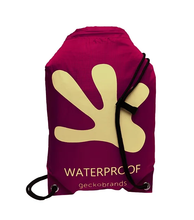 Load image into Gallery viewer, Geckobrands Waterproof Drawstring Backpack