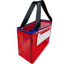 Load image into Gallery viewer, Mesh Tote Bag with Outside Pocket Large
