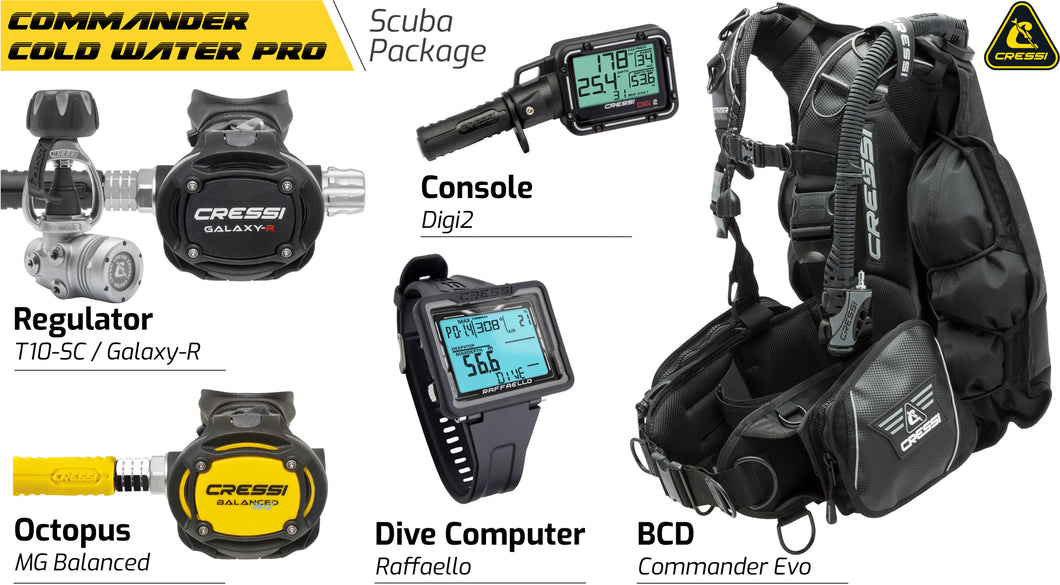 Commander Cold Water Pro Scuba Package – Foothills Scuba