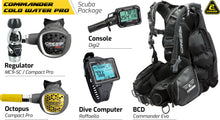 Load image into Gallery viewer, Commander Cold Water Scuba Package
